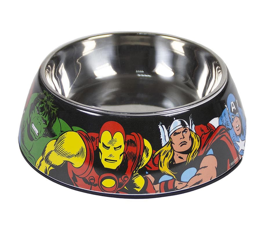 Metalowa Miska Marvel Avengers z postaciami super bohaterów