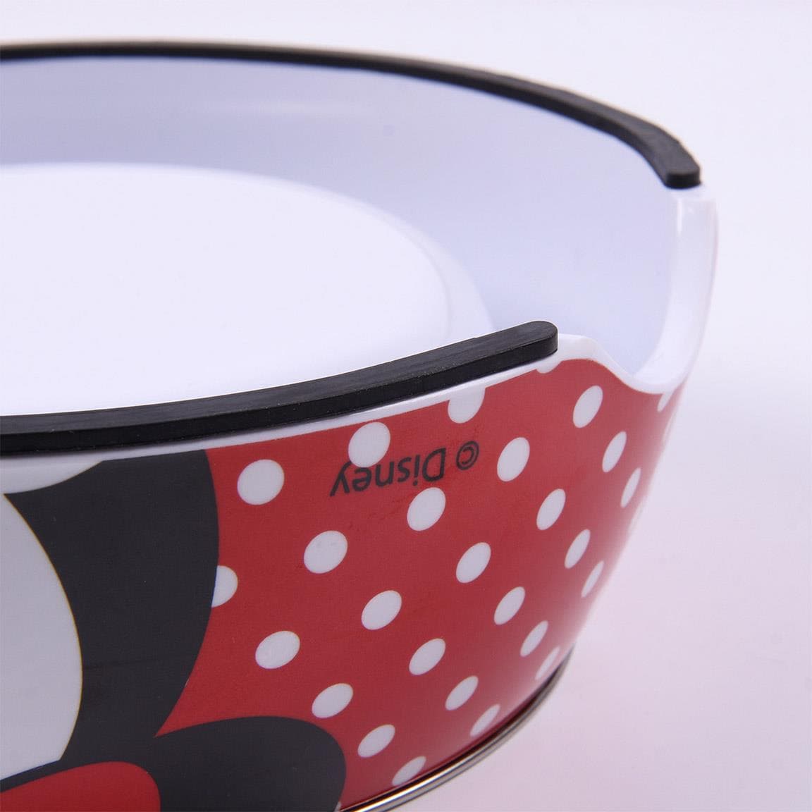 Miska Minnie Mouse - Metalowa miska dla psa z wzorem Myszki Miki
