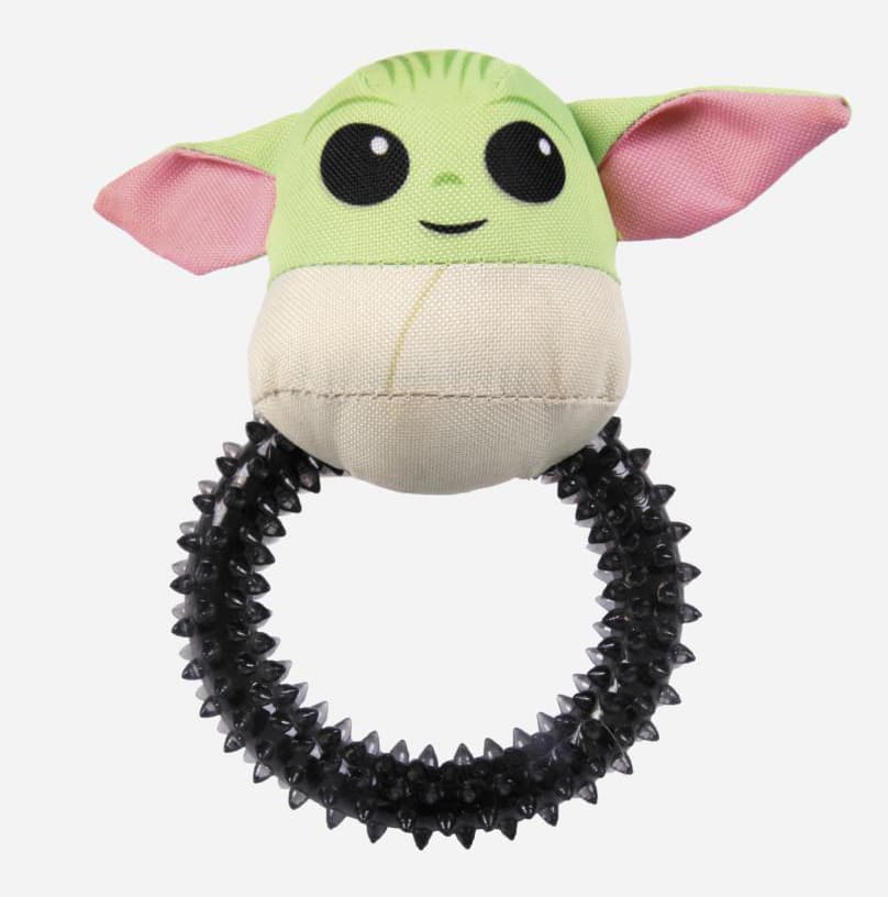Gryzak Mandalorian Grogu Baby Yoda - okrągły z wypustkami