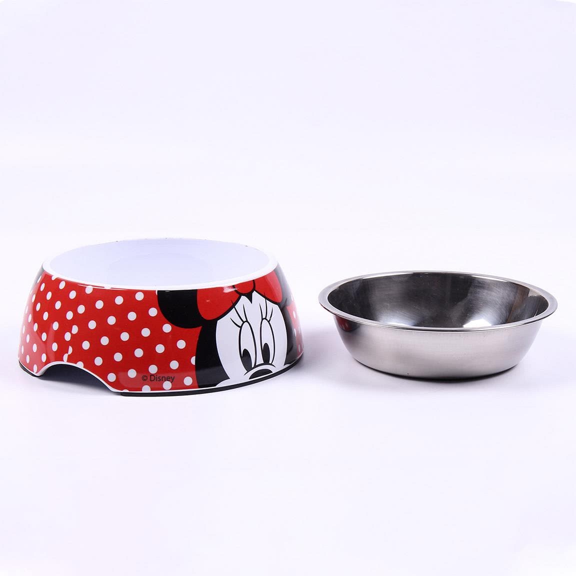 Miska Minnie Mouse - Metalowa miska dla psa z wzorem Myszki Miki