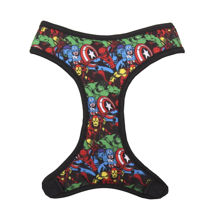 Szelki Soft Marvel - Kolorowe szelki dla psa z serii Marvel