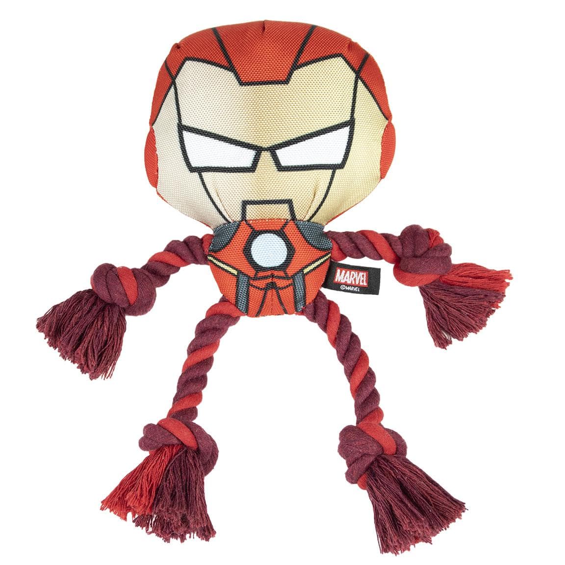 Szarpak Avengers Iron Man - zabawka dla psów ze sznurem plenionym
